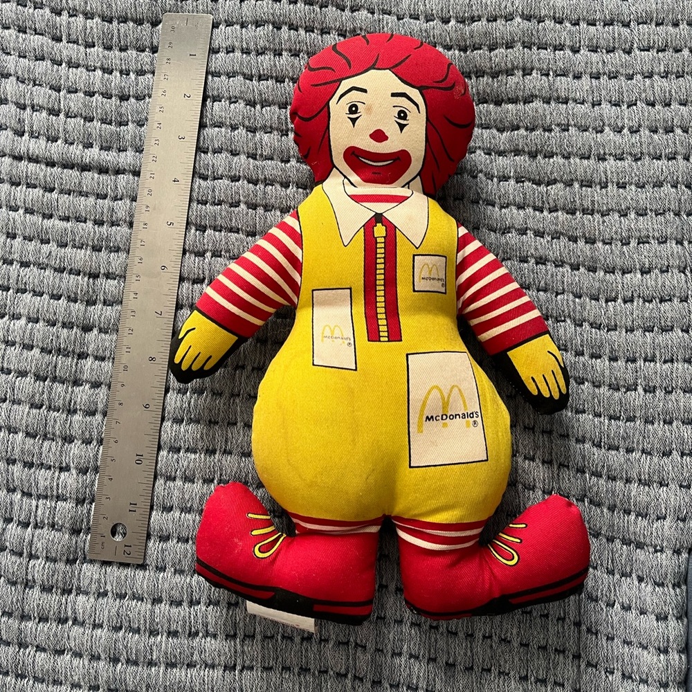 McDonald's Ronald Plush - Red, Yellow, and White